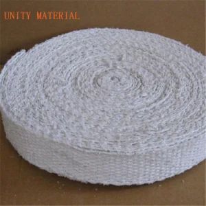 High Temperature Ceramic Fiber Tape Textiles for Wrapping Gas Pipe - ZIBO UNITY NEW MATERIAL CO., LTD. - China