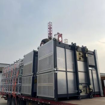 Sc200g Double Cage Rack and Pinion Passengers and Materials Hoist Construction Lifters - Jinan Dexin Wanhe Machinery Equipment Co., Ltd. - China