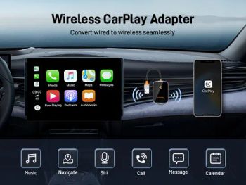 Wireless Carplay Adapter for Apple Ios Stable Fast Connection for Convert Factory Wired to Wireless Carplay Dongle No Latency From - Voda Network Inc Co., Ltd - China
