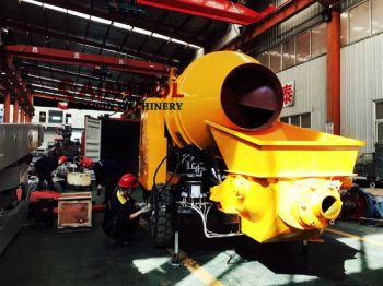 Concrete Pump Ready Mixed Concrete Mixer with Delivery Pump Beton Pump with Mixer - Qingdao Saintyol Dawin Machinery Co., Ltd. - China