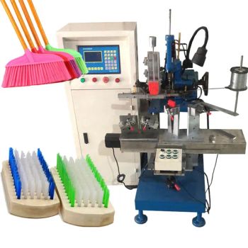 Broom Brush Tufting Tiwsted Bottle Road Sweeper Shoe Plastic Bristle Toilet Broom Steel Wire Hair Paint Brush Making Machine for Making Brushes Price in India - Zhengzhou Share Machinery Co., Ltd. - China