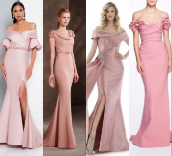 Pink Wedding Formal Gowns Long Bridesmaid Evening Dresses A11 - Suzhou Leader Apparel Co., Ltd. - China