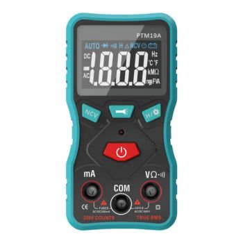 Professional True RMS Auto-Ranging Digtal Multimeter Non-Contact Voltage/Capacitance/Diode Tester Detector Checker Meter (PTM19B) - Jinhong Electronics (HK) Ltd. - China