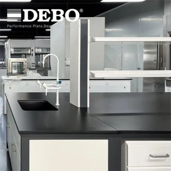 Debo Compact Laminate Lab Tables for Chemical Resistance Counter Top Benches Wooden Laboratory Furniture - SHENZHEN RISEWELL INDUSTRY CO., LTD. - China
