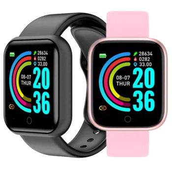 D20 Sport Smart Watches for Man Woman Gift Digital Smartwatch Fitness Tracker Wristwatch Bracelet Blood Pressure Android Ios Y68 - Huanyu Electronics Industrial Co., Limited - China