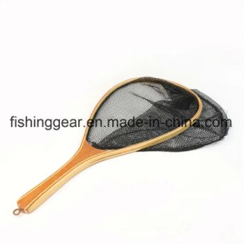 Wooden Handle Landing Net for Fishing Gear Size Middle Origin China Trademark FS HS Code 95079000 Model NO. FSWL002 Specification MANY KINDS - WEIHAI FISHING GEAR CO., LTD. - China