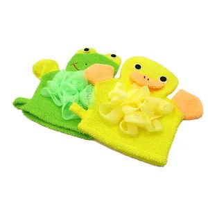 High Quality Cartoon Kids Bathroom Bath Gloves/ Animal Bath Mitt/Shower Bath Mitten - Jiangsu Miaohong Environmental Protection New Material Co., Ltd. - China