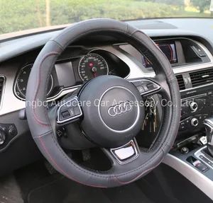 High Quality Genuine Leather Steering Wheel Cover Car Accessory Auto Spare Parts Genuine Leather Steering Wheel Cover - Ningbo Autocare Car Accessory Co., Ltd. - China