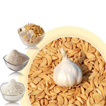 GARLIC FLAKES Origin India Shelf Life 12 Months Flavor Strong Aroma And Pungency Texture Uniform Flake Size And Texture Available Sizes 3–5 Mm, 5–7 Mm (custom Sizes Also - OM SAI FOODS - Global