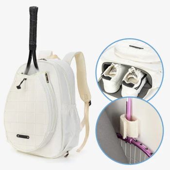 Laptop Tennis Racket Pickle Ball Badminton Casual Sports Backpacks Paddle Tote Bag with Shoes Pocket - Jinjiang Lailin Import and Export Trading Co., Ltd. - China