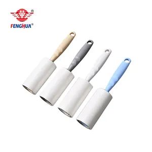 Household Manual Wide 4 Inches 30 60 90 Sheets Adhesive Tear Paper Sticky Pet Cat Dog Hair Remover Clothes Cleaning Lint Roller - Fenghua Technology Development Co Ltd - China