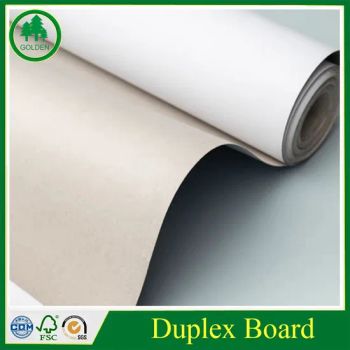 Factory Price High Quality Durable Duplex Board with Grey White Back for Make Packaging Boxes - Nanchang Golden Paper Co., Limited - China