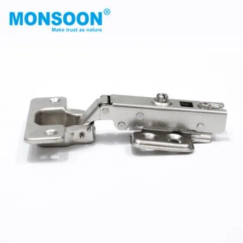 Furniture Accessories Kitchen Hardware Cupboard Closet Iron Hydraulic Slide on Hing Cabinet Door 35mm Cup One Way Soft Close Hinge for Furniture - Monsoon Import Export (Guangzhou) Limited - China