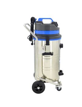 80L Manual Shaking Vibration Stainless Steel Barrel Vacuum Cleaner - ESD CONDUCTIVE CO., LTD - China