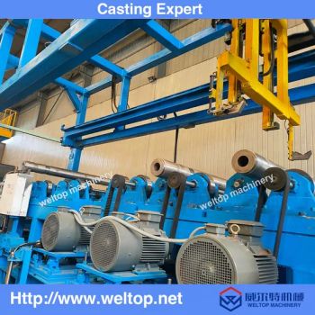 Dual Metal Casting Machine Standard AISI Color Customized Control Core PLC Trademark weltop HS Code 8454309000 Origin China - Jinan Weltop Machinery Equipment Co., Ltd. - China