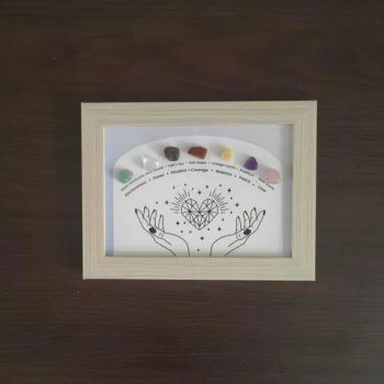 Hot Selling Luxury Crystal Crafts Natural Crystal Frame Decorative Painting - Qingdao Fun Sports Co., Ltd. - China