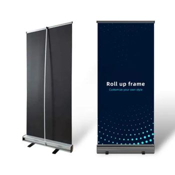 Custom Aluminum Roll Up Retractable Scrolling Pull Up Pop up Standing Banner for Advertising Promotion Exhibition - Hefei Jingyi Image Printing Co., Ltd. - China