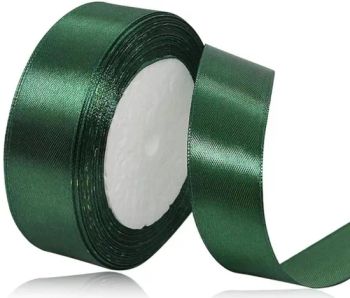 Dark Green Ribbon 1 Inch Wide, for Marriage Proposals, Anniversaries, Crafting, Weddings, Party Decorations, Christmas, Halloween, Bows, - Ningbo Lemo Textile Co., Ltd. - China