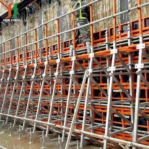 Waterproof Concrete Mold Single Sided Steel Bracket Formwork for Basement Construction Applications - Beijing Fineform Group - China