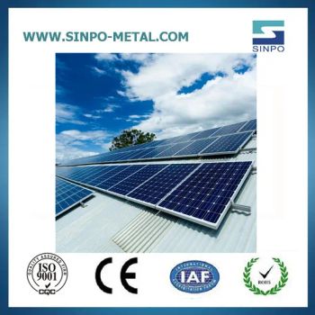 Aluminum Solar Energy Brackets and Components for Tin/Metal Roof Solar Power Panel System - Jiangyin Sinpo Metal Co., Ltd. - China