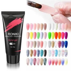 Poly Gel Nail UV LED Lamp Nail Extension Gel Polish Origin China Trademark RONIKI HS Code 3304300002 Certification MSDS Service - Guangzhou Startalk Nail Technology Co., Ltd. - China