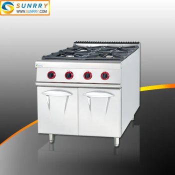 China Hot Selling 4 Burners Gas Stoves Stove with Cabinet Origin China Type Gas Stove Trademark SUNRRY Model NO. - Guangzhou Sunrry Kitchen Equipment Co., Ltd. - China