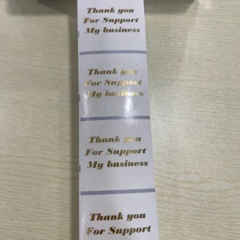 Custom Transparent BOPP Sticker Round 40mm Printing Labels for Packaging - Hangzhou Sinoco Industry Co., Ltd - China