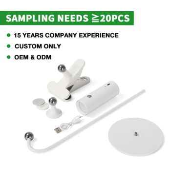 Dustproof Bright Gp-Dl-016 Magnetic Wireless Desk Lamps Type USB Color White Power 16-20W Style Modern Sample Accept Size Customized - Dongguan Light Shines Electric Lighting Co.,Ltd - China