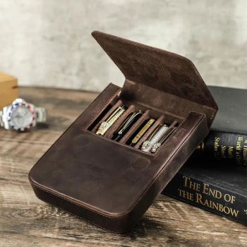 Leather Pen Holder Office Leather Storage Holder Pen Holder - Guangzhou Yujia Industrial Co., Ltd. - China