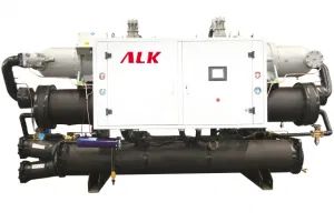 Industrial Coomercial Sea /Brine Water Cooled Screw Flooded Carrier Chiller - Alk Electric Group Limited - China