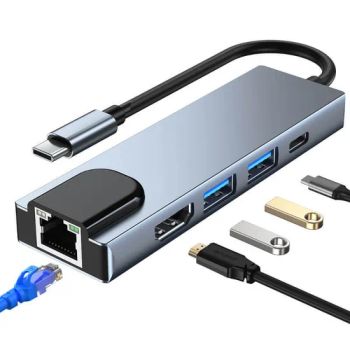 Type C Docking Station 87W Pd Ethernet USB Hub Computer Accessories - Orangame Electronics Technology Co., Ltd. - China