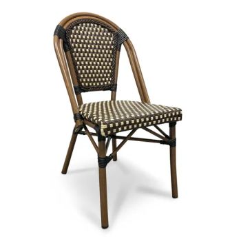 UV Resistant Outdoor Rattan French Bistro Chair Bamboo Furniture Chair for Sale Rattan Bamboo Chair Indoor Restaurant Chair - Foshan Yiran Furniture Co., Ltd - China