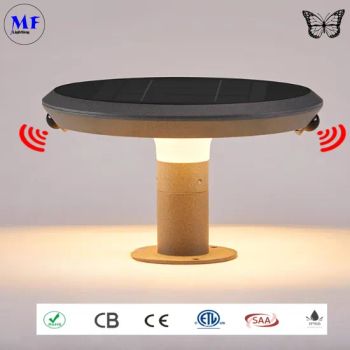 IP66 Waterproof Double PIR Motion Sensors Die Cast Aluminum PC Cover LED Solar Wall Garden Light for Courtyard Villa Sidewalk Park - Ming Feng Lighting Co.,Ltd. - China
