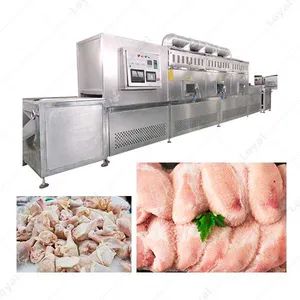 PLC Control Full Automatic Industrial Tunnel Microwave Frozen Chicken Meat Thawing Machine - Shandong Loyal Industrial Co., Ltd. - China