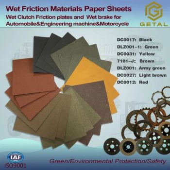 Torque Converters Clutch Plates Wet Paper Based Friction Materials Sheets - Zhejiang Gaocheng Autoparts Co., Ltd. - China
