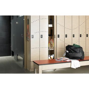 Impact-Resistant HPL Compact Laminate Matte Gym/School/Clothes/Staff Storage Cabinet Locker - Changzhou Zhongtian Fire-Proof Decorative Sheets Co., Ltd. - China