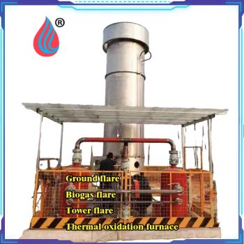 Customizable Biogas Flare System: Suitable for Farms, Chemical Plants, and Food Factories. - Heze Zexuan Equipment Manufacturing Co., Ltd. - China