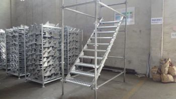 Aluminum Straight Step Ladder Aluminum Stairs Ladders - Wuxi Metec Metal Co., Ltd. - China