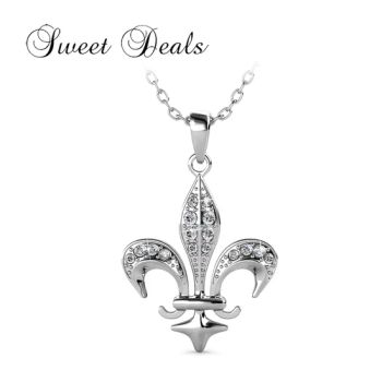 Lily Flower Pendant Necklace Made with Gold Plated Length 45cm Style Fashion Trademark None Quality High-End Usage - Guangzhou Mimier Jewelry, Co, Ltd. - China