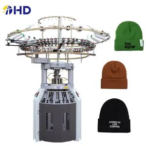 Rib Tubular Circular Knitting Machine for Beanie Caps Origin China Trademark HD Speed 120 Rpm Condition New Auto Counter Yes - Hefei HD Machinery Co., Ltd. - China