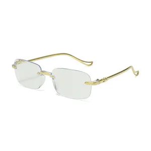 New Frameless Metal Blue Light Blocking Lightweight Reading Glasses - Wenzhou Dilicn Optical Co., Ltd - China