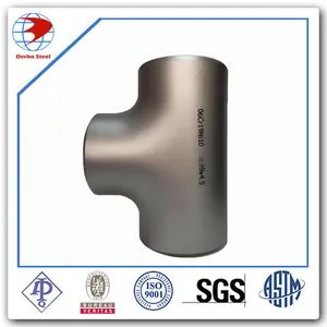 Stainless Steel ASME B16 9 Pipe Fitting Sch10 Sch160 Reducing Tee - Chengdu Derbo Steel Co., Ltd - China