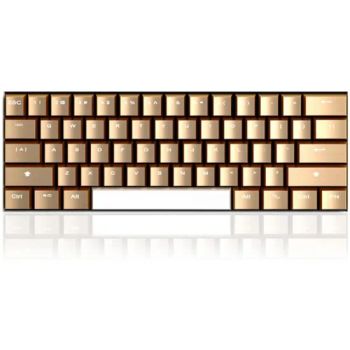 Full Metal Mechanical Keyboards 60% Stainless Steel Keycaps Gaming Keyboards Blue Switches Mac PC Computer Keyboards - Dongguan City QianXi Precision Hardware Products Co.,LTD - China