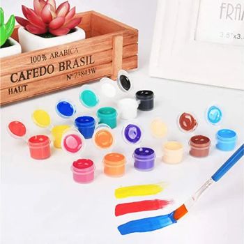 6*5ml Arts Crafts Plastic Storage Containers 5 Ml Acrylic Paint Pots - Ningbo Becol Stationery & Gifts Co., Ltd. - China