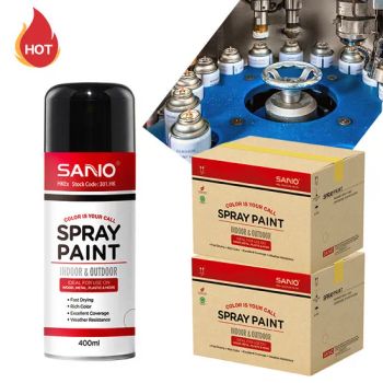 Aerosol Spray Paint Customized Color Ral Panton Colorful Acrylic Aerosol Spray Paint - Guangdong Sanvo Holdings Co.,Limited - China