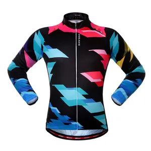 Custom Women Sublimated Long Sleeves Cycling Jersey Type Uniform Usage Cycling label Regular Gender Women's Size - Foshan Dopoo Sportswear Co., Ltd. - China