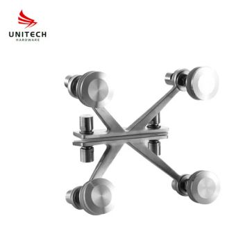 SS316L K Shape Glass Curtain Wall Fitting Glass Spider with Routel Glass Connector Accessories - Unitech Hardware Products Co., Limited - China