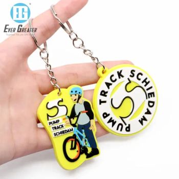 Custom PVC Silicone Keychain Logo 1Y Die-Casting MOQ100 Universal - Wenzhou Guda Technology Co., Ltd. - China