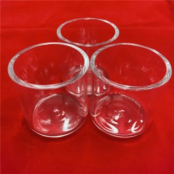 Customized Cylindrical Clear Quartz Glass Melting Crucible Color Clear Package Safety Model NO. HB-QC Height 10-1000mm Trademark HB, - Lianyungang Highborn Technology Co., Ltd. - China