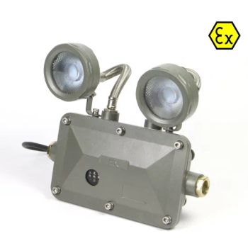 ATEX IP66 Waterproof 2X3w Two-Headed Explosion Proof Emergency Light LED Double Head Exit Safety Lights - Changzhou Maxtree Technology Co.,Ltd. - China